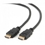 Кабель HDMI Gembird/Cablexpert, 1м, v1.4, 19M/19M, черный, позол.разъемы, экранCC-HDMI4-1M