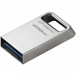 Флешка USB Kingston DataTraveler Micro 256ГБ, USB3.0, серебристый dtmc3g2/256gb