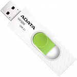 Флеш накопитель 512GB A-DATA UV320, USB 3.2, белый/зеленый