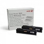 XEROX 106R03048 Тонер-картридж черный Phaser 3020/WC3025, 3 К, двойная упаковка