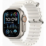 Apple Watch Ultra 2 A2986 49мм OLED корп.титан Ocean band рем.белый разм.брасл.:130-200мм MREJ3LL/A