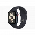 Apple Watch SE GPS + Cellular 40mm Midnight Aluminium Case with Midnight Sport Band - S/M MRG83ZA/A