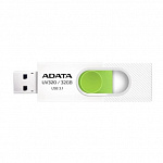 Флеш Диск A-DATA 32GB AUV320-32G-RWHGN UV320, USB 3.2, белый/зеленый