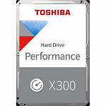 16TB Toshiba X300 HDWR31GUZSVA SATA 6.0Gb/s, 7200 rpm, 256Mb buffer, 3.5"