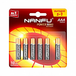 Nanfu Батарейка щелочная AAA 5+1шт.