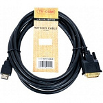 TV-COM Кабель HDMI to DVI-D 19M -25M 5м, LCG135E-5M 6939510900309