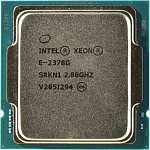Процессор/ APU LGA1200 Intel Xeon E-2378G Rocket Lake, 8C/16T,2.8/5.1GHz, 16MB, 80W, UHD Graphics P750