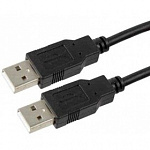 Cablexpert Кабель USB 2.0 Pro , AM/AM, 1.8м, экран, черный, пакет CCP-USB2-AMAM-6