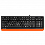 Клавиатура A4Tech Fstyler FKS10 черный/оранжевый USB 1530190