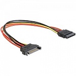 Cablexpert Удлинитель кабеля питания SATA 15pinM/15pinF, 30см CC-SATAMF-01