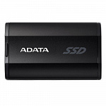 Твердотельный накопитель/ ADATA External SSD SD810, 500GB, Type-C, USB 3.2 Gen2х2, up to R/W 2000/2000 MB/s, 72.7x44x12.2mm, Black 5 лет