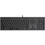 Клавиатура A4Tech Fstyler FX60H серый USB slim LED FX60H GREY/WHITE