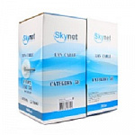 SkyNet Кабель UTP indoor 4x2x0,48, медный, FLUKE TEST, кат.5e, однож., 305м box, серый CSS-UTP-4-CU