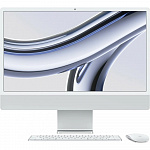 Apple iMac 24 2023 Z19500023 КЛАВ.РУС.ГРАВ. Silver 24" Retina 4.5K Apple M3 8C CPU 8C GPU/16GB/512GB SSD