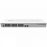 MikroTik CRS326-24G-2S+RM Коммутатор Cloud Router Switch 326-24G-2S+RM with RouterOS L5, 1U rackmount enclosure