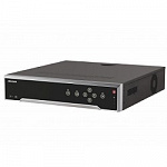 HIKVISION DS-7732NXI-K4 32-х канальный IP-видеорегистратор Видеовход: 32 канала; аудиовход: двустороннее аудио 1 канал RCA; видеовыход: 1 VGA до 1080Р, 1 HDMI до 4К; аудиовыход: 1 канал RCA