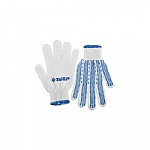 Перчатки ЗУБР трикотажные, 10 класс, х/б, с защитой от скольжения, L-XL, 10пар 11390-K10