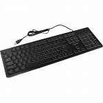 Клавиатура Gembird KB-250L с подсветкой, USB, черный, 104 клавиши, подсветка Rainbow, кабель 1.5м