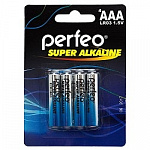 Perfeo LR03/4BL Super Alkaline 4 шт. в уп-ке