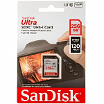Карта памяти SanDisk Ultra 256GB SDXC Memory Card 120MB/s
