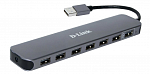 D-Link DUB-H7/E1A Концентратор с 7 портами USB 2.0 1 порт с поддержкой режима быстрой зарядки