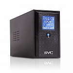 SVC, V-500-L-LCD, ИБП, Л-И., 500ВА/300Вт, Вход:220В, AVR:165-275В, АКБ 1*12В/4.5Ач, LCD-дисплей, Напольный