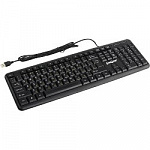Exegate EX263906RUS Клавиатура Exegate LY-331L, USB, шнур 2м, черная, 104кл, Enter большой, Color box