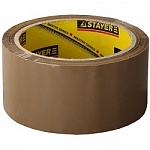 Лента STAYER "MASTER" клеящая, коричневая, толщина 45 мк, 48мм х 60м 1207-50