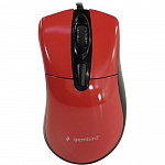 Gembird MOP-415-R Мышь, USB, красный, 3кн.+колесо-кнопка, 2400DPI кабель 1.4м