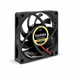 Exegate EX295230RUS Вентилятор 12В DC ExeGate ExtraSilent ES07015S2P 70x70x15 мм, Sleeve bearing подшипник скольжения, 2pin, 2000RPM, 18dBA