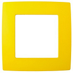 Эра Б0019386 12-5001-21 Рамка на 1 пост, Эра12, жёлтый