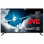 JVC 32" LT-32M595S Черный 366x768, DVB-T, DVB-C, DVB-T2, Угол обзора 160°/150°, HDMI, PCMCIA/CI, USB