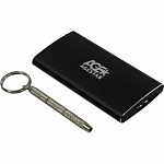 AgeStar 3UBMS2 BLACK USB 3.0 Внешний корпус mSATA, алюминий, черный