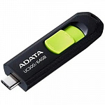 Флешка USB Type-C A-Data UC300 64ГБ, USB3.2, черный и зеленый acho-uc300-64g-rbk/gn