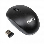 Мышь MROC-13U Dialog Comfort RF 2.4G Optical - 3 кнопки + ролик прокрутки, USB, черная