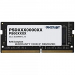 Память DDR4 4Gb 2666MHz Patriot PSD44G266682S RTL PC3-21300 CL19 SO-DIMM 260-pin 1.2В single rank