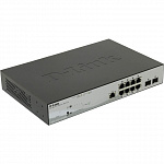 D-Link DGS-1210-10P/ME/B1A Управляемый коммутатор 2 уровня с 8 портами 10/100/1000Base-T с поддержкой PoE и 2 портами 1000Base-X SFP