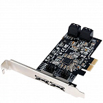 Controller ST-Lab, PCI-E x1, A-520, 4 int SATA600 + 2 ext SATA600, + LP bracket, Ret