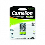 Camelion AAA- 300mAh Ni-Cd BL-2 NC-AAA300BP2, аккумулятор,1.2В 2 шт. в уп-ке