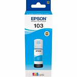 EPSON C13T00S24A Контейнер 103 с голубыми чернилами для L1110/L3100/3101/3110/3150/3151, 65 мл.cons ink