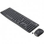 920-009807 Logitech Клавиатура + мышь MK295 с поддержкой SilentTouch Комплект беспроводной клавиатура+мышь, GRAPHITE, RUS, 2.4GHz