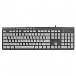 Клавиатура Oklick 480M черный/серый USB slim Multimedia 1067199