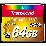 Compact Flash 64Gb Transcend, High Speed TS64GCF1000 1000-x