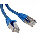 Hyperline PC-LPM-STP-RJ45-RJ45-C5e-1.5M-LSZH-BL Патч-корд F/­UTP, экранированный, Cat.5е, LSZH, 1.5 м, синий