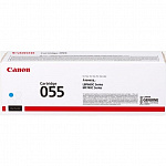 Canon CRG 055 C Тонер-картридж для Canon LBP66x/MF74x, 2100 стр., голубой GR