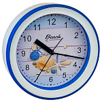 Perfeo Quartz часы-будильник "PF-TC-009", круглые диам. 15,3 см, подвес на стену, ракушка