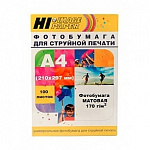 Hi-Black A2118 Фотобумага матовая односторонняя, Hi-Image Paper A4, 170 г/м2, 100 л.