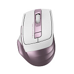 Мышь A4Tech Fstyler FG35 розовый/белый оптическая 2000dpi беспроводная USB 6but