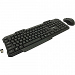 Defender Клавиатура + мышь Jakarta C-805 RU Беспроводной набор, черный, полноразмерный 45805