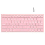 Клавиатура A4Tech Fstyler FBX51C розовый USB беспроводная BT/Radio slim Multimedia FBX51C PINK